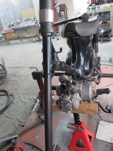 ホンダスーパーカブ曲り2