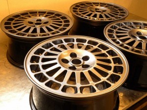 ランチアデルタホイールコート焼付