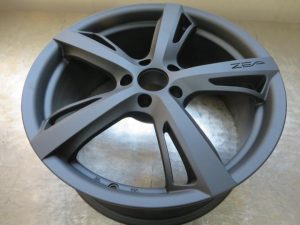 weds ZEA pict-3-after(粉体塗装→全艶消し黒仕上→ﾎｲｰﾙｺｰﾄ施工)