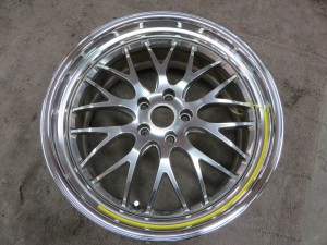 work gnosis 20曲り修正・カケ溶接修理・ポリッシュ・クリヤー仕上