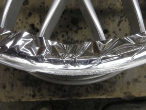 BBSリム修理 溶接前