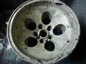 Lamborghini Countach LP400S用マグネシウムホイールbefore03塗装全剥離