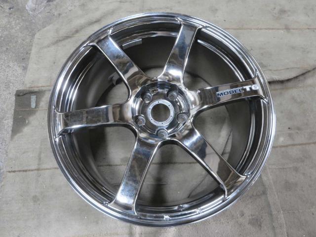 【引き取り限定】AVS MODEL T6 クローム PCD100 4H 4穴 AVS Model T6のリメイク(色替え) – ボデーショップオキ
