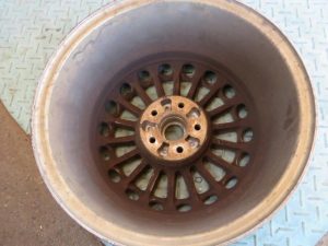 ランチアデルタ純正レストア 1-before02(キズ・サビ)