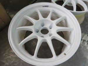 ENKEI SPORT pict-after(調色：ﾎﾜｲﾄ塗装→ｸﾘﾔｰ仕上)